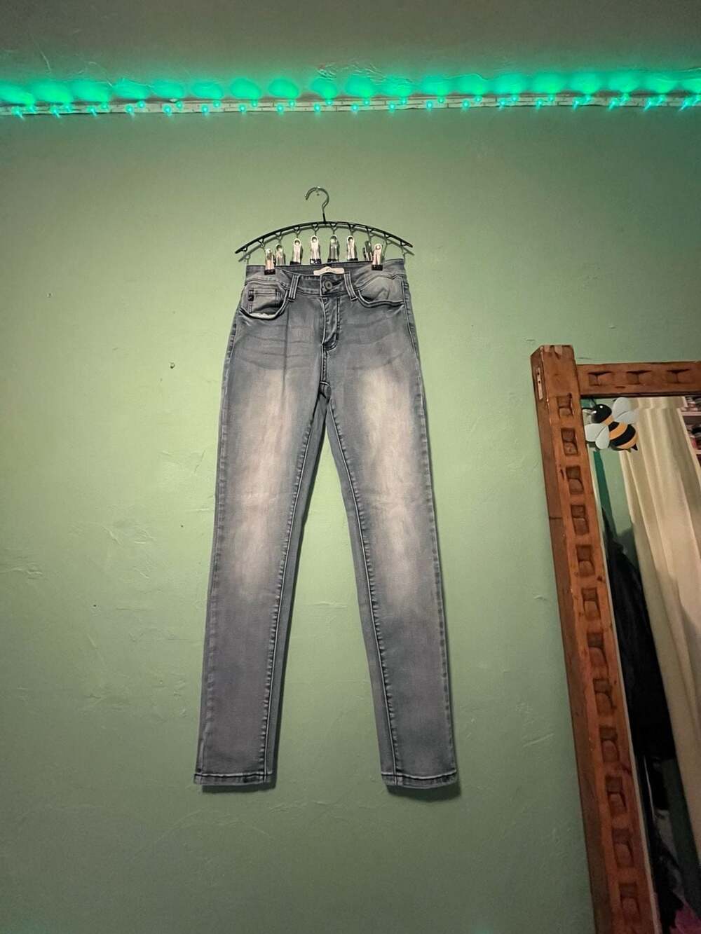 Kancan Skinny Jeans W5 26 Light Blue Wash Denim